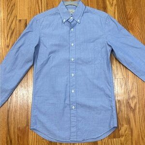 J Crew Slim Secret Wash cotton poplin shirt